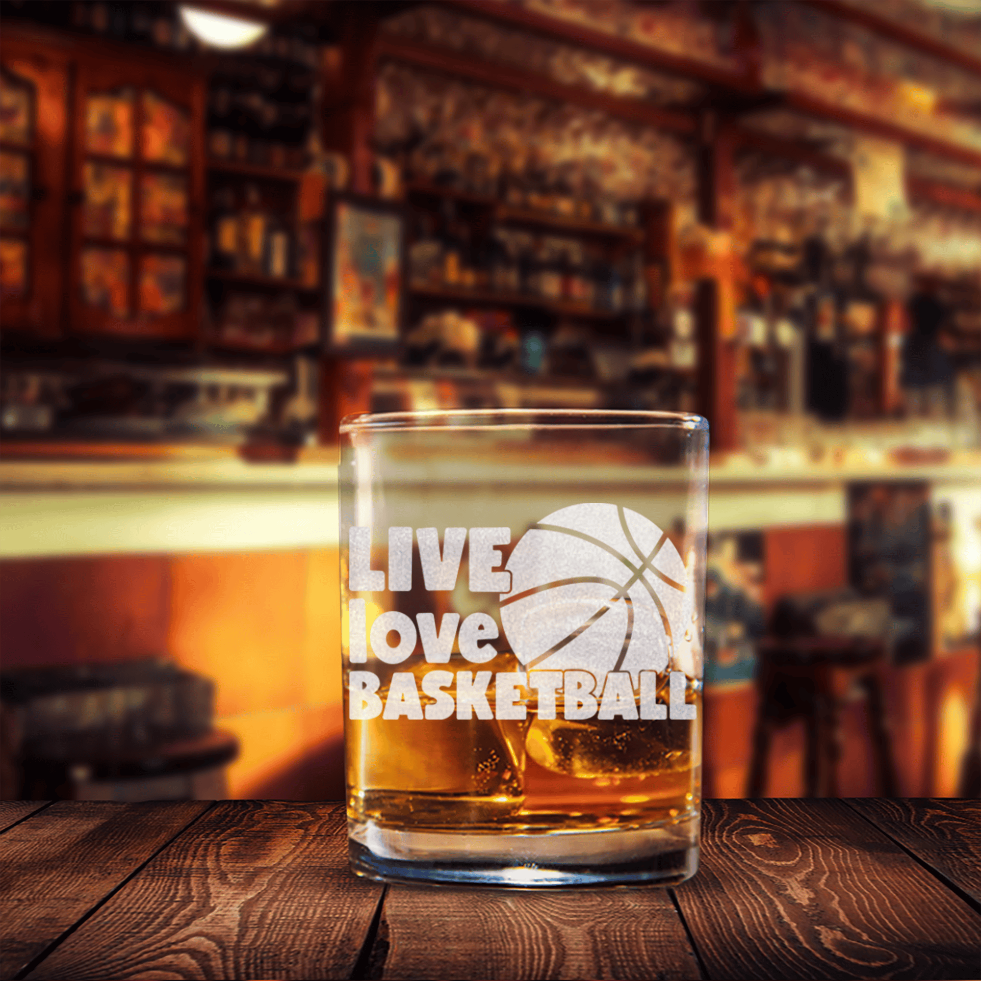 Court Love Affair Whiskey Glass