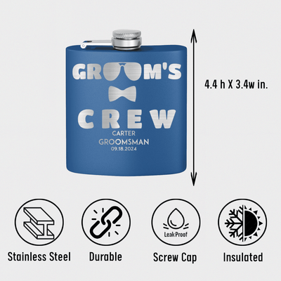 Crew In Shades Flask