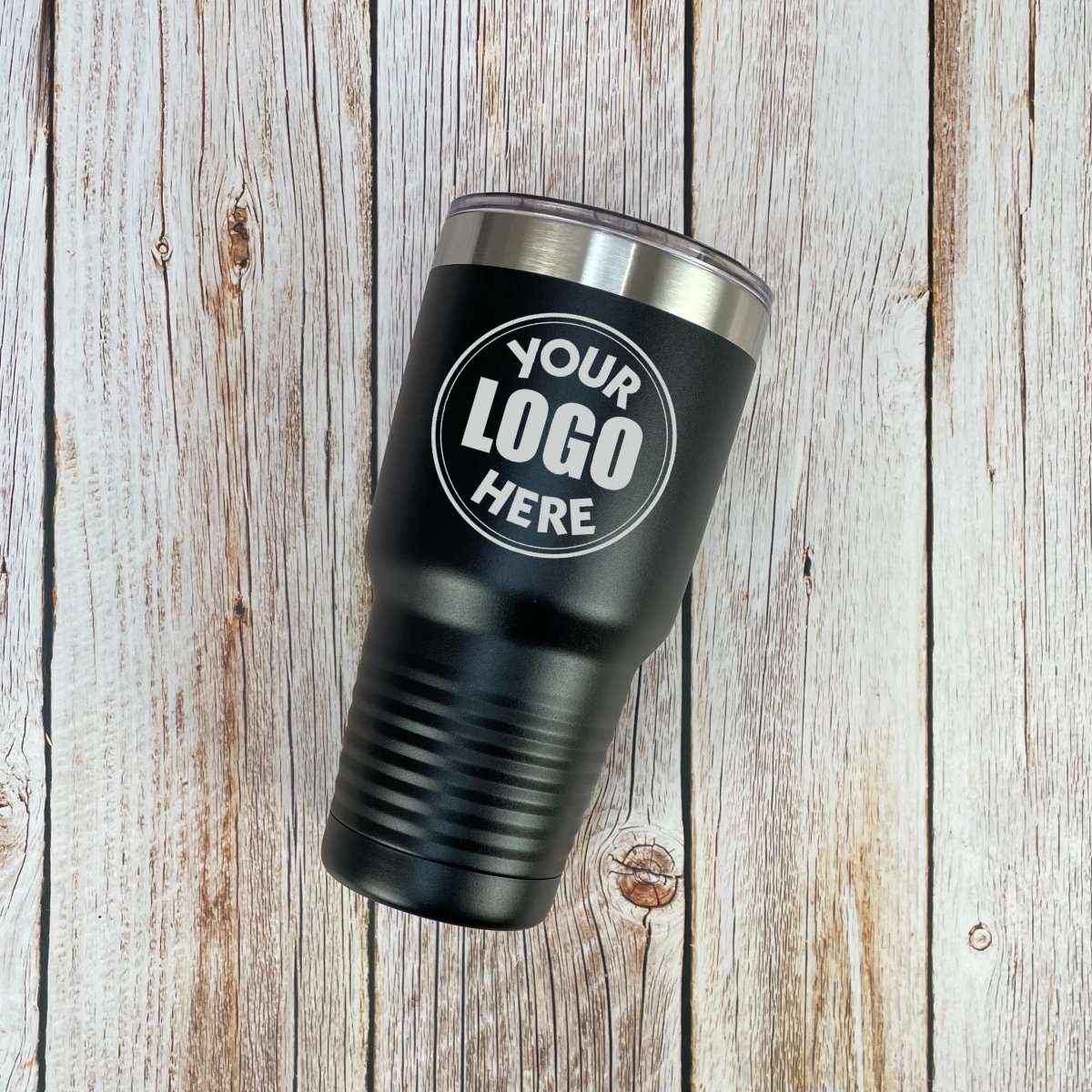 Unique Personalized Custom Logo Tumbler (30 oz) Customized Logo Gifts for Men by Groovy Guy