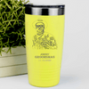 Yellow Groomsman Tumbler With Custom Groomsman Design