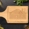Custom Maple Paddle Cutting Board With Custom New Home Design