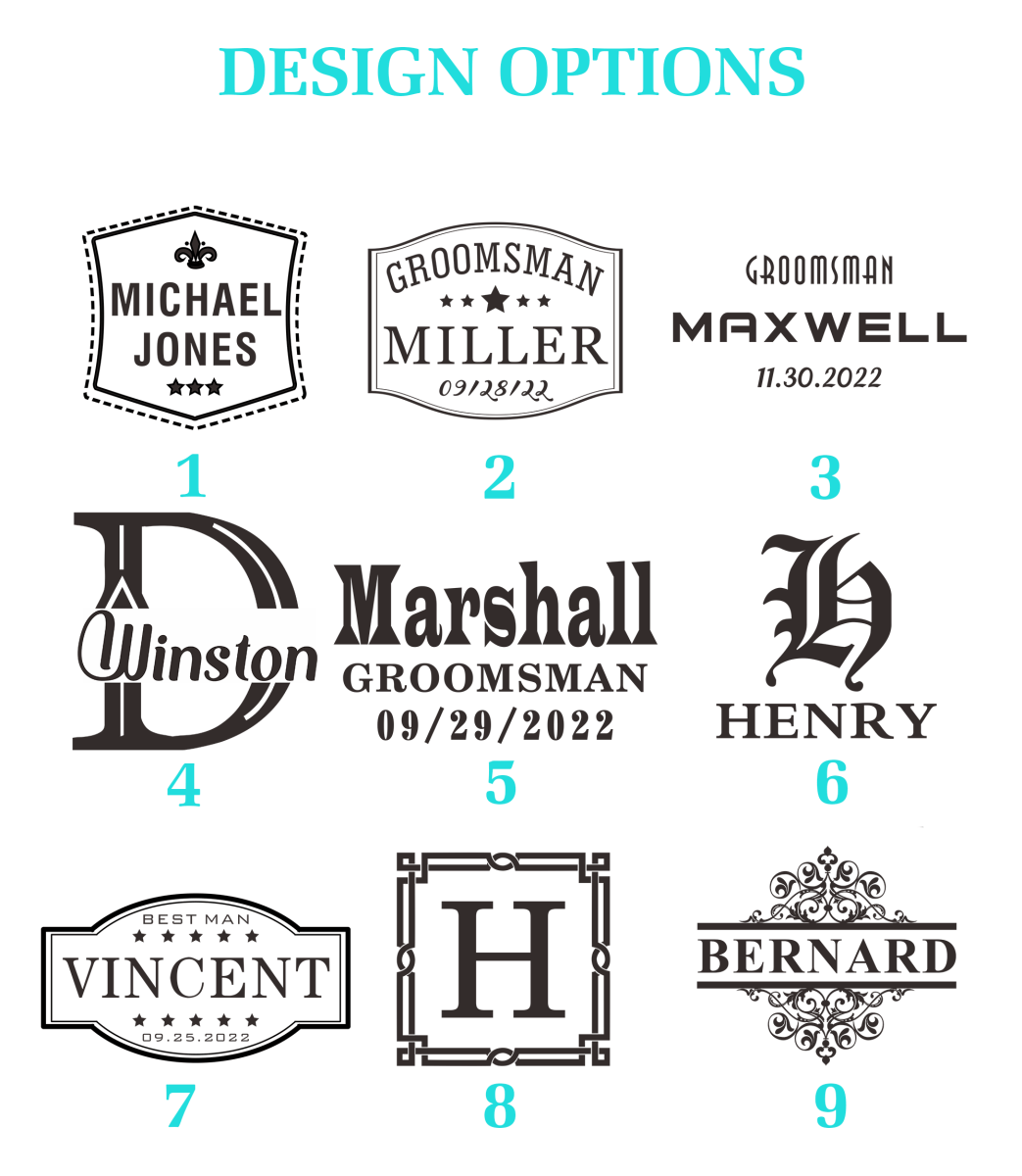 Personalized Crystal Whiskey Decanter Gift for Groomsmen