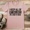 Heather Peach Mens T-Shirt With Dada Base Design