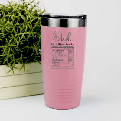 Salmon fathers day tumbler Dad Nutrition Facts