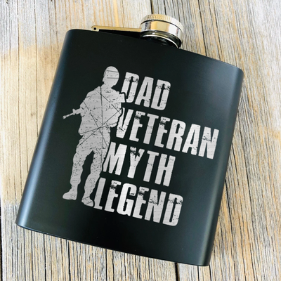 Dads A Legend Flask