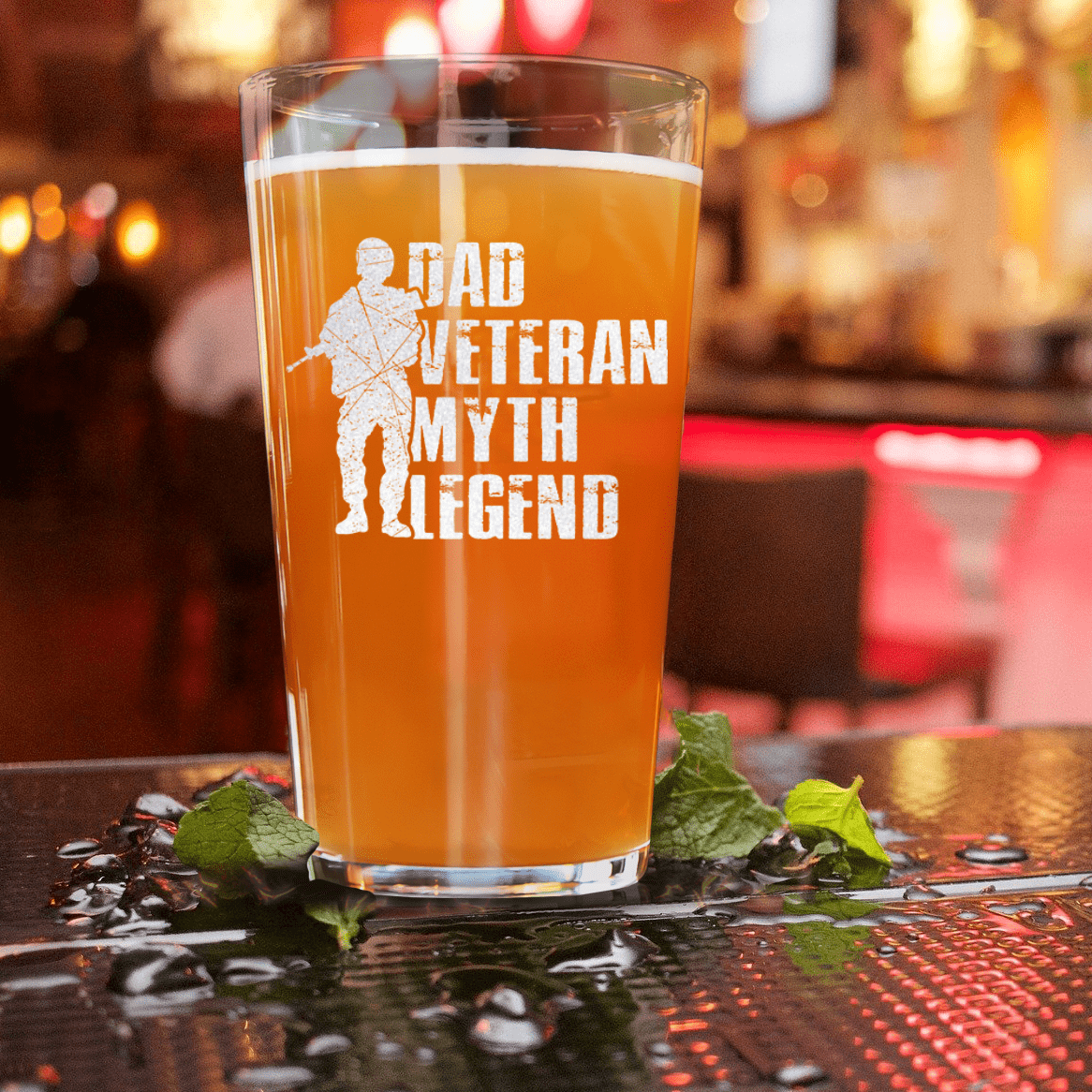 Dads A Legend Pint Glass