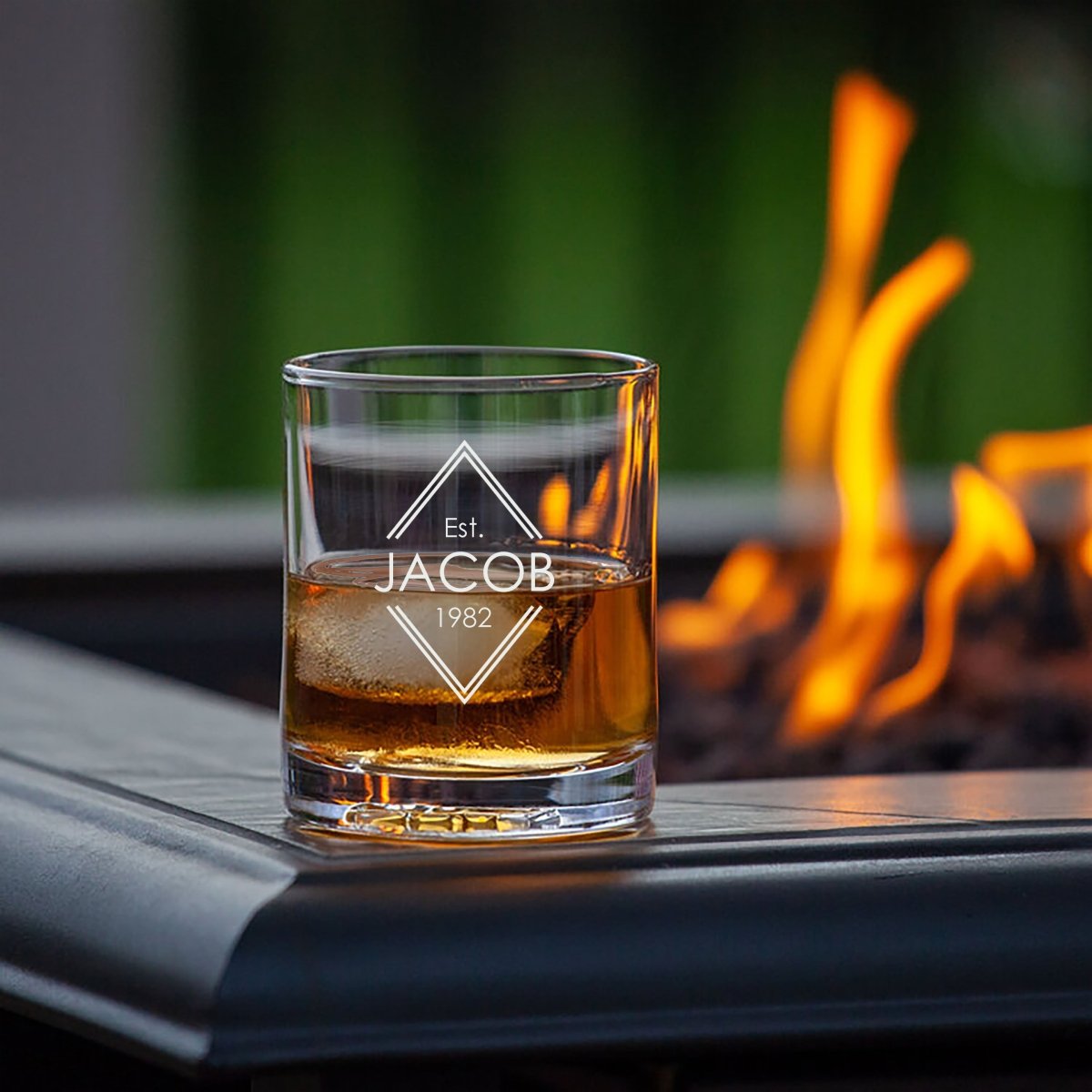 Unique Personalized Personalized Distinguished Drinker Whiskey Glass Customized Whiskey Glass Gifts for Men by Groovy Guy