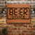 Rawhide Leather Wall Decor With Digital Beer Clock Design