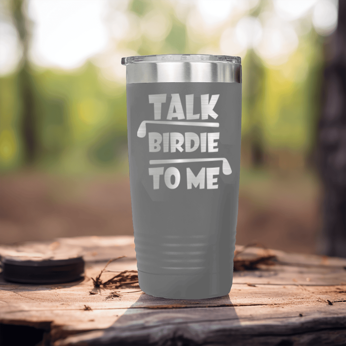 Grey golf tumbler Dirty Birdie