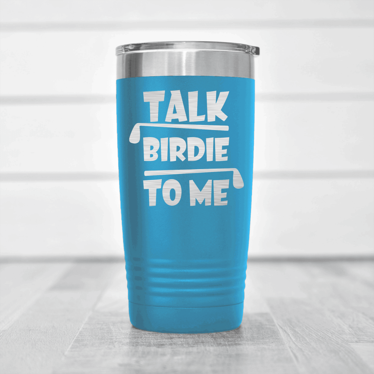 Light Blue golf tumbler Dirty Birdie