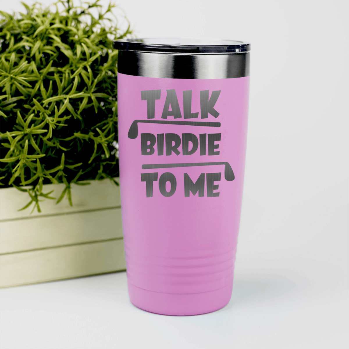 Pink golf tumbler Dirty Birdie