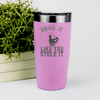 Pink golf tumbler Drive Like You Stole
