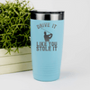 Teal golf tumbler Drive Like You Stole