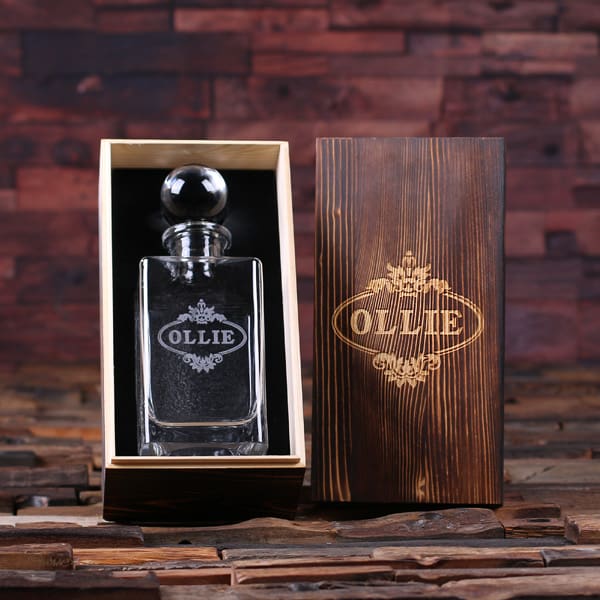 Personalized Decanter Gift Box