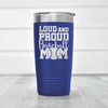 Blue baseball tumbler Echoing Cheers From The Diamond