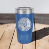 Eighty Aged To Perfection Ringed Tumbler