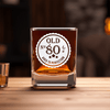 Eighty Aged To Perfection Square Shotglass
