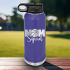 Purple Basketball Water Bottle With Elite Moms Of The Court Design