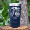 Navy Retirement Tumbler With Every Day Is A Weekend Design