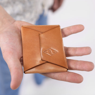 Folding Slim Leather Wallet