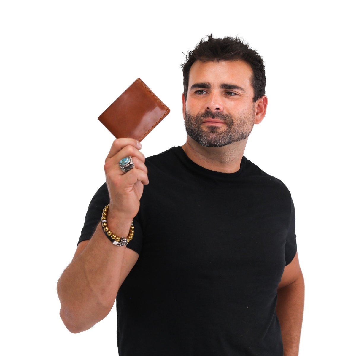 Unique Personalized Custom Leather Bifold Wallet Customized Wallet Gifts for Men by Groovy Guy