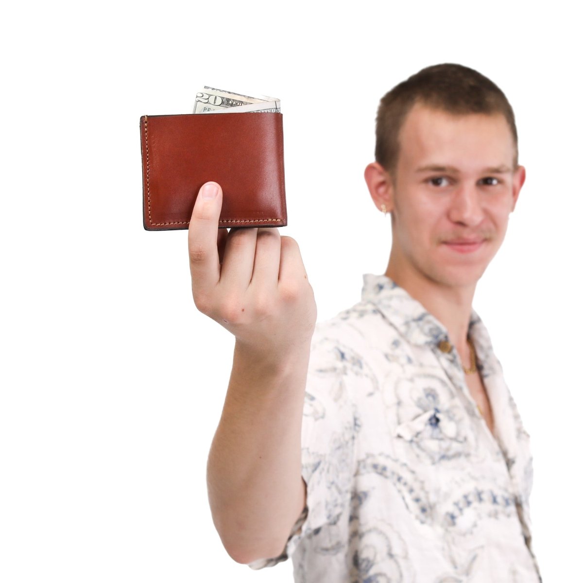 Unique Personalized Custom Leather Bifold Wallet Customized Wallet Gifts for Men by Groovy Guy