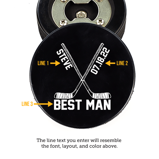 Unique Personalized Puckin' Perfect Wedding Opener Customized Sports Groomsmen Gifts Gifts for Men by Groovy Guy