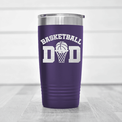 Purple basketball tumbler Father Of The Court