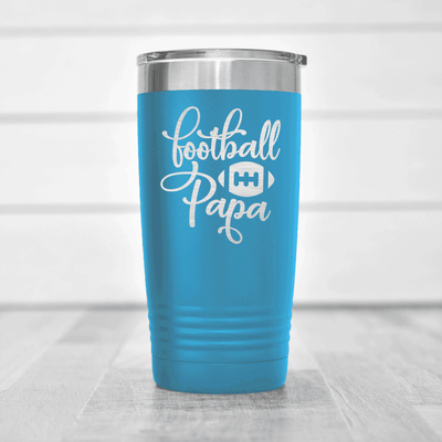 Light Blue football tumbler Father Of The Football Field