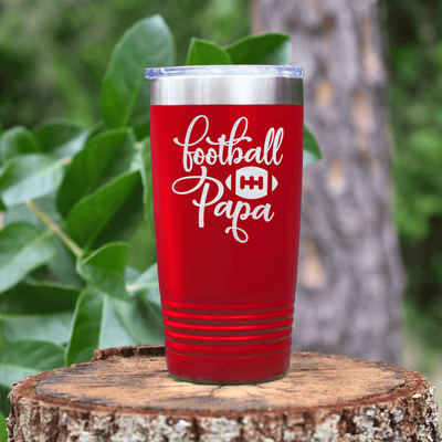 Red football tumbler Father Of The Football Field