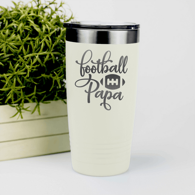 White football tumbler Father Of The Football Field