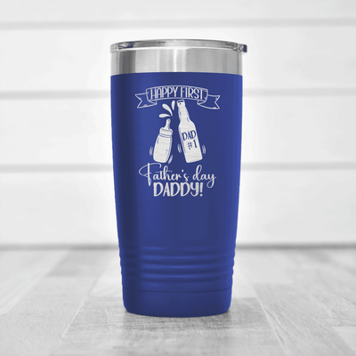 Blue fathers day tumbler First Fathers Day