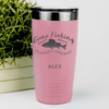 Salmon Fishing Tumbler With Fishing For The Day Design