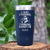 Navy Fishing Tumbler With Fishing On My Mind Design