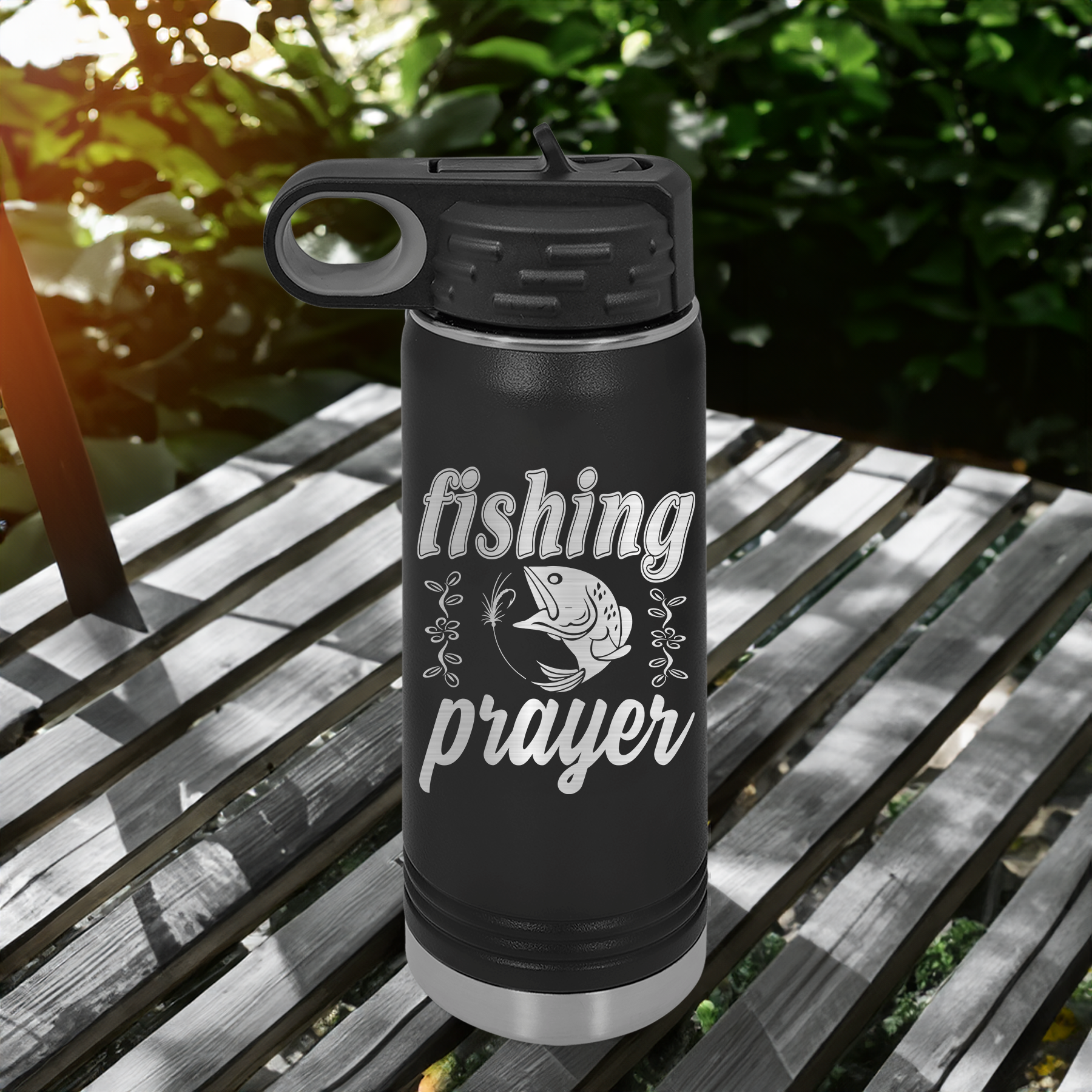 Fishing Prayer Water Bottle