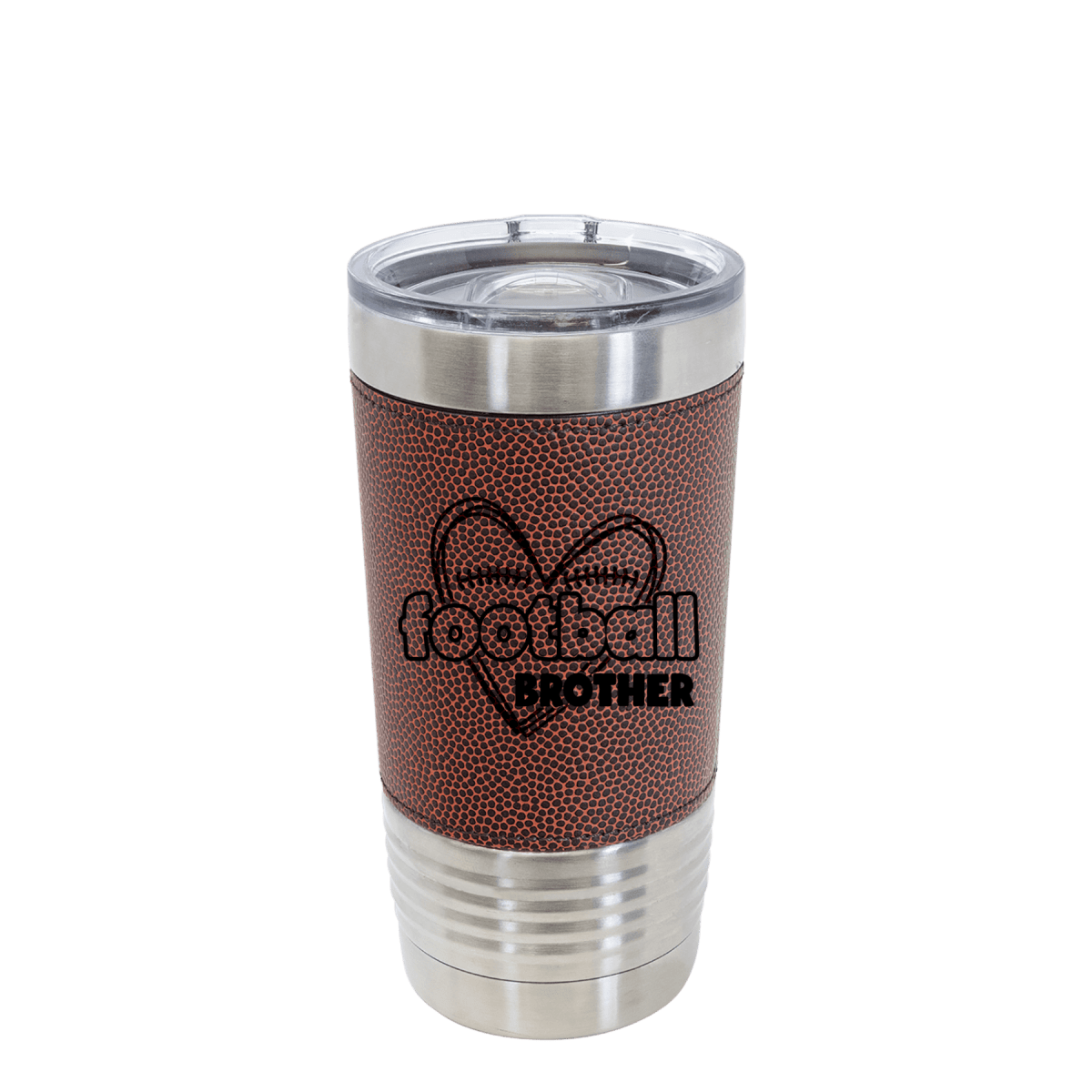 Unique Personalized Football Bonding Brotherly Love Football Tumbler Customized Football Tumbler Gifts for Men by Groovy Guy