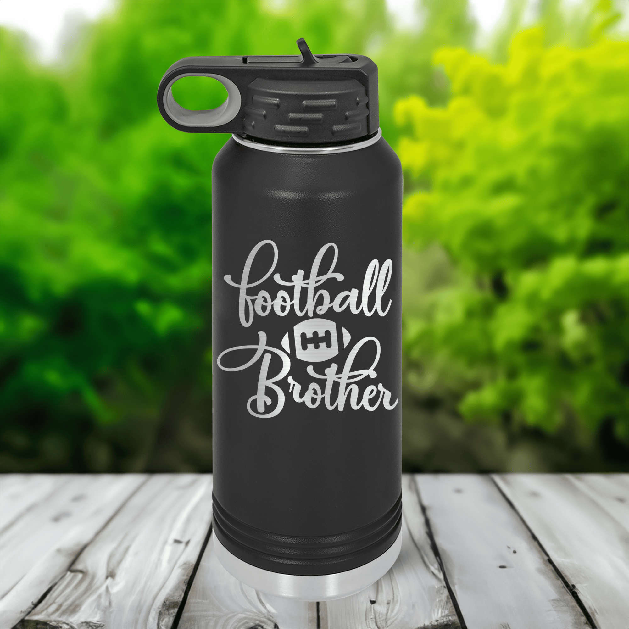 Funny Gridiron Brother 32 Oz Water Bottle 