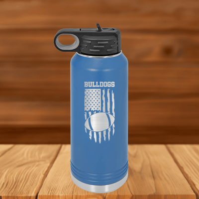 Stars, Stripes, and Touchdowns 32 Oz Water Bottle