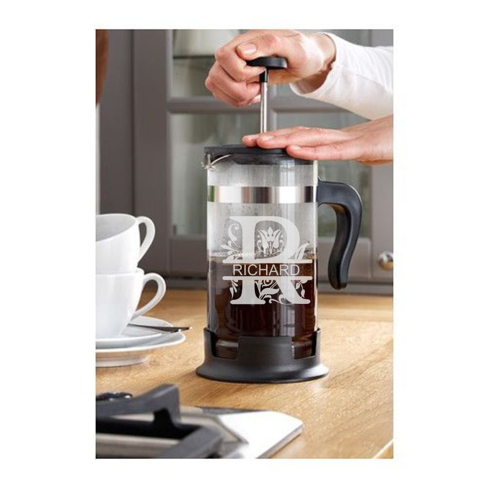 Unique Personalized Custom French Press Customized housewarming gift Gifts for Men by Groovy Guy