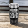 Funny Friends Are Siblings Ringed Tumbler