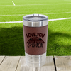 From Kickoff To Touchdown Football Tumbler