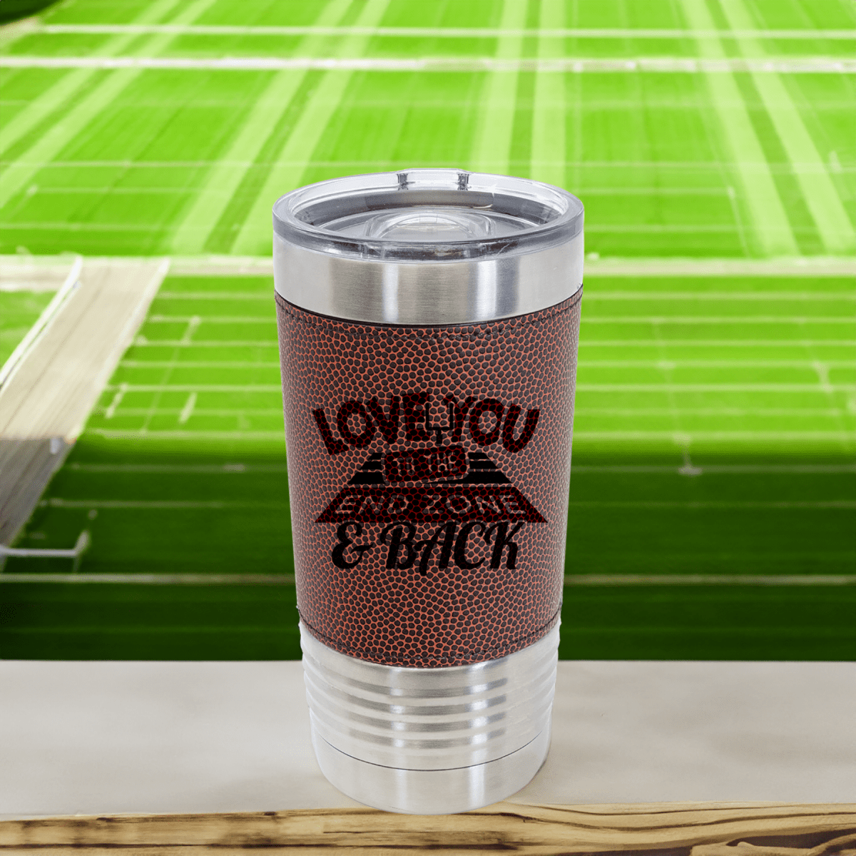 Unique Personalized From Kickoff To Touchdown Football Tumbler Customized Football Tumbler Gifts for Men by Groovy Guy