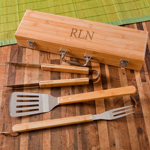 Unique Personalized Grillbuster Set Customized Tools Gifts for Men by Groovy Guy