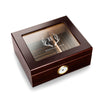 Personalized Humidor - Glass Top - Mahogany - Antler - JDS