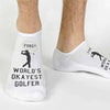 World's Okayest Golfer Golf Socks