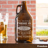 Engraved Beer Growler - Design: FREEDOM