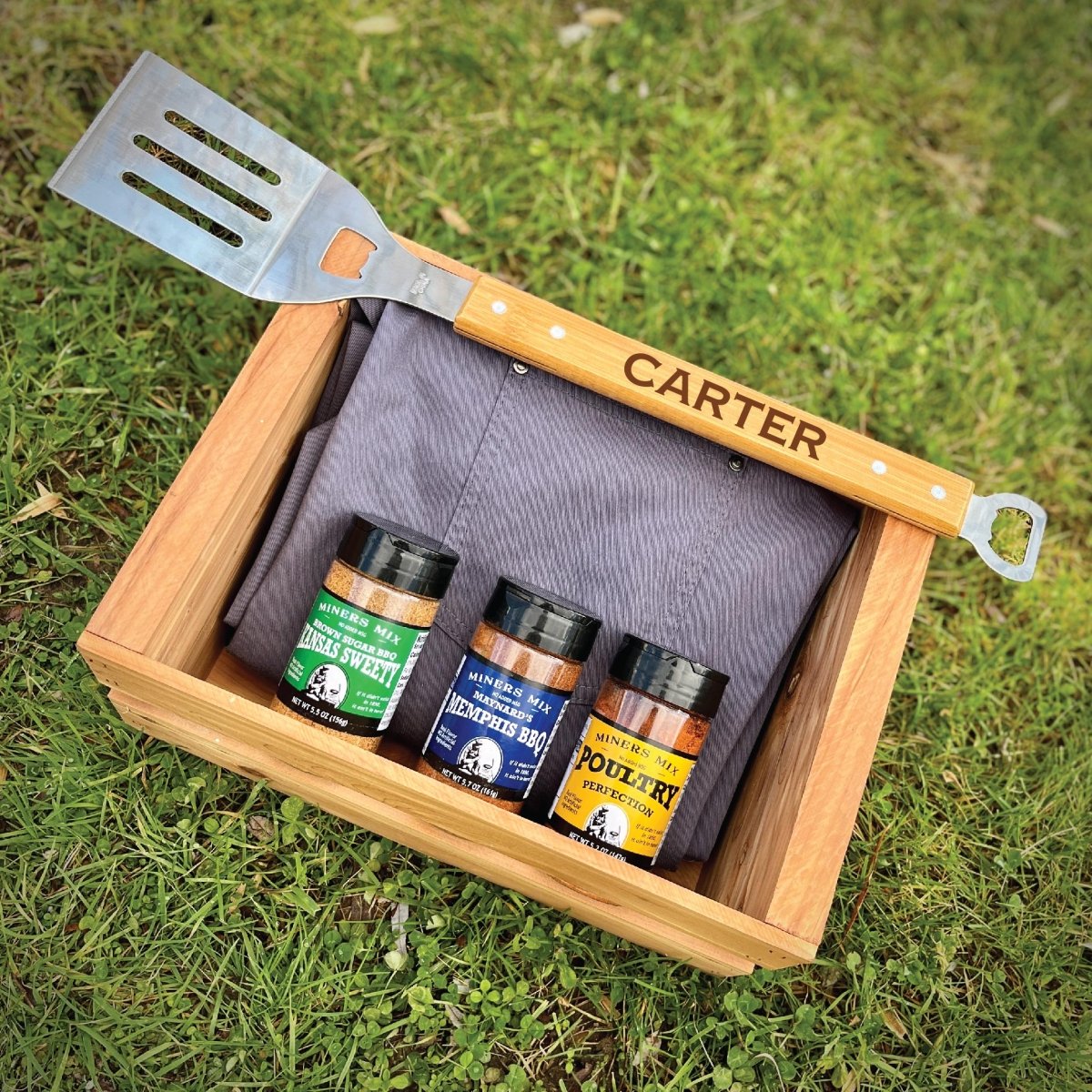 Unique Personalized Grill Master Custom Crate Customized Gifts for Men by Groovy Guy