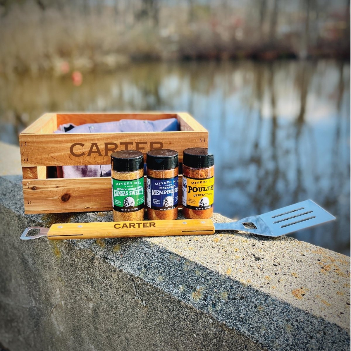 Unique Personalized Grill Master Custom Crate Customized Gifts for Men by Groovy Guy