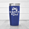 Blue fathers day tumbler Gamer Dad