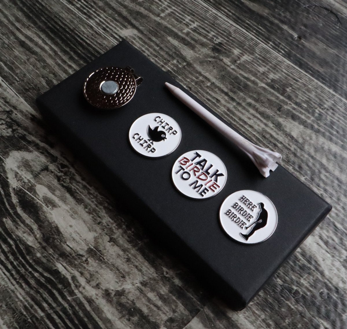 Unique Personalized Birdie Bonanza Ball Markers Customized Golf Gifts for Men by Groovy Guy